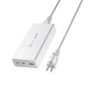 185W GaN USB-C/A 3-Port Laptop Super Charger w/Power Delivery 3.1, Supports MacBook Pro MagSafe 140W, Power and Charge Laptops/Tablets/Phones/Game Consoles (JUP37185W) 185W GaN USB-C/A 3-Port Laptop Super Charger w/Power Delivery 3.1, Supports MacBook Pro MagSafe 140W, Power and Charge Laptops/Tablets/Phones/Game Consoles (JUP37185W)