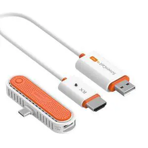 ScreenCast Mini Duo Type-C Wireless HDMI Transmitter and Receiver, Plug&Play 1080p@60Hz Low Latency 5G+2.4G Output for Streaming from Phone/Tablet to TV (JVAW60) ScreenCast Mini Duo Type-C Wireless HDMI Transmitter and Receiver, Plug&Play 1080p@60Hz Low Latency 5G+2.4G Output for Streaming from Phone/Tablet to TV (JVAW60)