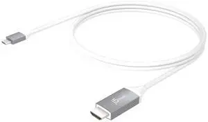 USB Type C to 4K@60Hz HDMI 6ft Cable with HDMI ATC Certificate,Compatible with Thunderbolt 3/4, MacBook Pro/Air, iPad Pro, iPad Air 4, ChromeBook and More (JCC153G) USB Type C to 4K@60Hz HDMI 6ft Cable with HDMI ATC Certificate,Compatible with Thunderbolt 3/4, MacBook Pro/Air, iPad Pro, iPad Air 4, ChromeBook and More (JCC153G)