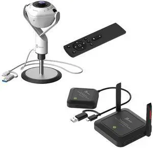 JVU368-360 AI-Powered Webcam Wireless Extender for USB Webcam/Cameras/Microphones/Speakers JVU368-360 AI-Powered Webcam Wireless Extender for USB Webcam/Cameras/Microphones/Speakers