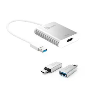 USB Type-A 3.0 to 4K HDMI Display Adapter + USB C to USB Type-A Adapter (JUA354 + JUCX15X2) USB Type-A 3.0 to 4K HDMI Display Adapter + USB C to USB Type-A Adapter (JUA354 + JUCX15X2)