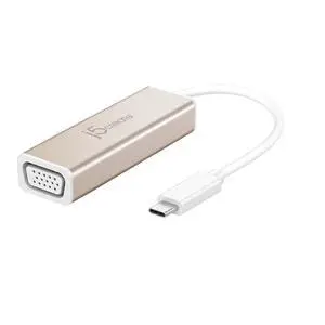 USB Type-C to VGA Adapter, Thunderbolt 3/4 to VGA, Aluminium Shell, Compatible with iPhone 16/15 Pro Max, MacBook Pro/Air, iPad Pro, XPS, S22/23/24 and More (JCA111) USB Type-C to VGA Adapter, Thunderbolt 3/4 to VGA, Aluminium Shell, Compatible with iPhone 16/15 Pro Max, MacBook Pro/Air, iPad Pro, XPS, S22/23/24 and More (JCA111)