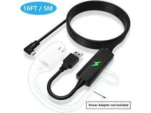 Link Cable 16FT/5M for Me-ta Quest 3/Quest2/Quest Pro/Pico4 and PC/Steam VR, USB 3.0 Link Cable with 5Gbps Super Speed, with Separate Charging Port, Link Cable for VR Headset and Gaming PC Link Cable 16FT/5M for Me-ta Quest 3/Quest2/Quest Pro/Pico4 and PC/Steam VR, USB 3.0 Link Cable with 5Gbps Super Speed, with Separate Charging Port, Link Cable for VR Headset and Gaming PC