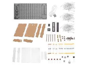 Mini Electronic Display Sound Activated Home Stereo Speaker DIY Solder Project Kit Mini Electronic Display Sound Activated Home Stereo Speaker DIY Solder Project Kit