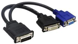 Vszerda 10 in/30cm Wyse DVI Splitter Cable - DVI-I to VGA - M/F - Comparable to Wyse Y-Cable Vszerda 10 in/30cm Wyse DVI Splitter Cable - DVI-I to VGA - M/F - Comparable to Wyse Y-Cable