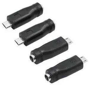 Vszerda DC 5.5mm x 2.1mm to Micro USB Adapter, 5V DC 5521 Female to Micro USB Male Plug Convert Connector Power (4Pcs) Vszerda DC 5.5mm x 2.1mm to Micro USB Adapter, 5V DC 5521 Female to Micro USB Male Plug Convert Connector Power (4Pcs)