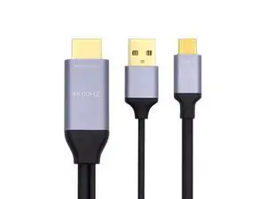 Vszerda Reversible HDMI to USB-C Cable 4K, HDMI 1.4 Source to USB 3.1 Type C Male HDTV Cord for for Laptop Monitor 1.8m Vszerda Reversible HDMI to USB-C Cable 4K, HDMI 1.4 Source to USB 3.1 Type C Male HDTV Cord for for Laptop Monitor 1.8m