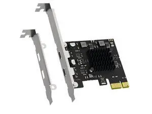 GLOTRENDS U3142CX1 2-Port 10Gb USB 3.1 Gen2 Type-C to PCIE X1 Expansion Card with ASM 3142 Chip, Regular and Low-profible Bracket GLOTRENDS U3142CX1 2-Port 10Gb USB 3.1 Gen2 Type-C to PCIE X1 Expansion Card with ASM 3142 Chip, Regular and Low-profible Bracket