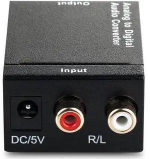 Musou RCA Analog to Digital Optical Toslink Coaxial Audio Converter Adapter with Optical Cable Musou RCA Analog to Digital Optical Toslink Coaxial Audio Converter Adapter with Optical Cable