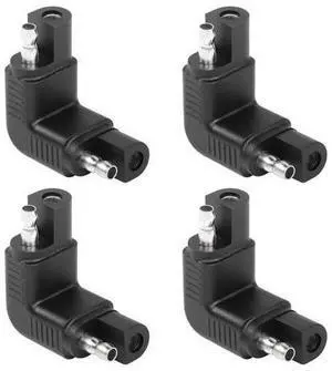 Right Angle SAE Polarity Reverse Adapter, 90 Degree SAE to SAE Plug Quick Disconnect Connector for Solar Panel,RV,etc(4-Pack) Right Angle SAE Polarity Reverse Adapter, 90 Degree SAE to SAE Plug Quick Disconnect Connector for Solar Panel,RV,etc(4-Pack)