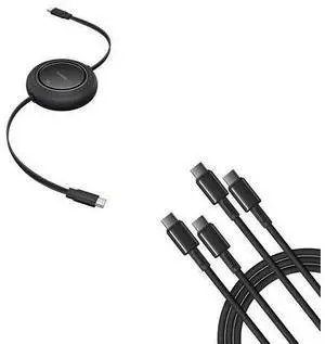 Baseus USB C Cable, PD 100W 6.6ft Retractable USB C to USB C Fast Charging Cable USB C Cable, 2-Pack 3.3ft 100W 5A Fast Charging USB C to USB C Cable Baseus USB C Cable, PD 100W 6.6ft Retractable USB C to USB C Fast Charging Cable USB C Cable, 2-Pack 3.3ft 100W 5A Fast Charging USB C to USB C Cable