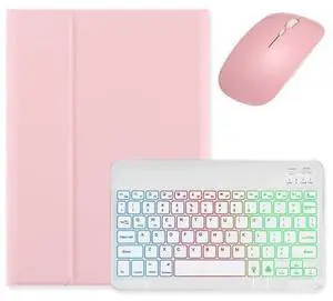 kaidisen Backlit Keyboard for Galaxy Tab S6 Lite 10.4" 2024/2022/2020 Keyboard Case with Mouse, Detachable Backlight Color Keyboard Case,Pink+White kaidisen Backlit Keyboard for Galaxy Tab S6 Lite 10.4" 2024/2022/2020 Keyboard Case with Mouse, Detachable Backlight Color Keyboard Case,Pink+White