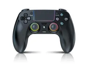 LED Wireless Controller for PS5 with Hall Effect Joystick and Trigger,4 Macron Boutton Extended Grip Controller Compatible with PS5 Pro/Slim, Dual Vibration, Remap/Turbo Function LED Wireless Controller for PS5 with Hall Effect Joystick and Trigger,4 Macron Boutton Extended Grip Controller Compatible with PS5 Pro/Slim, Dual Vibration, Remap/Turbo Function
