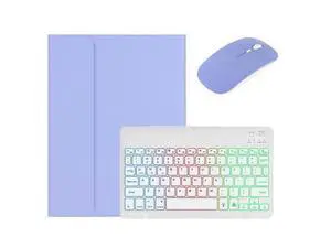 kaidisen Backlit keyboard for iPad 10th Generation Keyboard Case with Mouse, Detachable Backlight Color Keyboard Case for iPad 10,Purple+White kaidisen Backlit keyboard for iPad 10th Generation Keyboard Case with Mouse, Detachable Backlight Color Keyboard Case for iPad 10,Purple+White