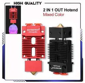 BIGTREETECH 2 IN 1 OUT Hotend mixed Color 3D Printer Parts J-head Hotend 12V/24V 1.75mm for Titan MK8 Extruder upgrade kit BIGTREETECH 2 IN 1 OUT Hotend mixed Color 3D Printer Parts J-head Hotend 12V/24V 1.75mm for Titan MK8 Extruder upgrade kit