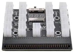 Server PSU Power Supply 1200W Breakout Board Adapter with 17 Ports ATX 6 Pin for DPS-800GB 1200FB 1200QB Server PSU Power Supply 1200W Breakout Board Adapter with 17 Ports ATX 6 Pin for DPS-800GB 1200FB 1200QB