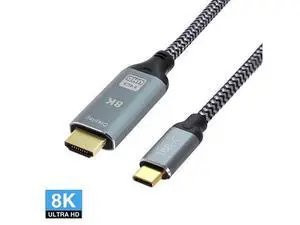 Type-C USB4 USB-C Male Source to HDTV 2.0 Male Display 8K UHD 4K DP to HDTV Male Monitor Cable Type-C USB4 USB-C Male Source to HDTV 2.0 Male Display 8K UHD 4K DP to HDTV Male Monitor Cable