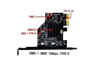 USB 3.1 USB 2.0 Pcie Pci Express Card Adapter Pci-e Expansion Card Front Panel Socket for Motherboard USB 3.1 USB 2.0 Pcie Pci Express Card Adapter Pci-e Expansion Card Front Panel Socket for Motherboard