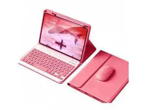 kaidisen Keyboard Case Mouse for iPad 10th Gen 10.9 inch 2022 iPad 10 Detachable Cute Color Keyboard Case with Pencil Holder,Dark Pink kaidisen Keyboard Case Mouse for iPad 10th Gen 10.9 inch 2022 iPad 10 Detachable Cute Color Keyboard Case with Pencil Holder,Dark Pink