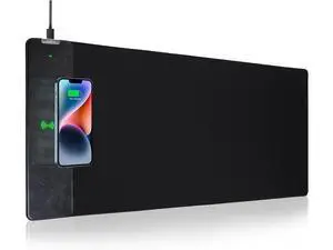 Mouse Pad with Wireless Charger, Gaming Mouse Pad, 31.5"x15.7" Extra Large Mouse Pad XXL, Desk Pad, Wireless Charging Mouse Pad, Non-Slip Computer Keyboard Mouse Pad, Desk Mat for Gaming, Home, Office Mouse Pad with Wireless Charger, Gaming Mouse Pad, 31.5"x15.7" Extra Large Mouse Pad XXL, Desk Pad, Wireless Charging Mouse Pad, Non-Slip Computer Keyboard Mouse Pad, Desk Mat for Gaming, Home, Office