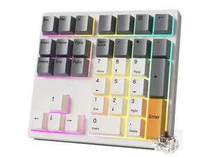 SIKAI CASE 34 Key Mechanical Numpad, Wired Hot Swappable Programmable Number Pad Keyboard USB C 34 Key Numpad for Laptop Edit/PS/Gaming/Data Entry, VIA Support Number Pad for Win, Macbook, PC(RGB) SIKAI CASE 34 Key Mechanical Numpad, Wired Hot Swappable Programmable Number Pad Keyboard USB C 34 Key Numpad for Laptop Edit/PS/Gaming/Data Entry, VIA Support Number Pad for Win, Macbook, PC(RGB)