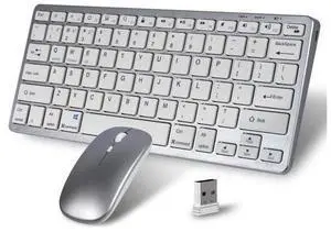 Wireless Keyboard and Mouse Combo Tri-Mode 2.4G Bluetooth Keyboard Mouse Portable Slim 78 Keys Multi Device Keyboard 1600 DPI Optical Wireless Mouse with USB Receiver for IOS Android Windows Laptop Wireless Keyboard and Mouse Combo Tri-Mode 2.4G Bluetooth Keyboard Mouse Portable Slim 78 Keys Multi Device Keyboard 1600 DPI Optical Wireless Mouse with USB Receiver for IOS Android Windows Laptop