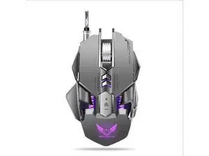 ZERODATE Mechanical Macros Define the Game Mouse,7 Programmable Keys, Cool LED Variable Light Effect, 12-Level Adjustable DPI, Comfortable Grip Ergonomic Optical PC Computer Gaming Mice (Grey) ZERODATE Mechanical Macros Define the Game Mouse,7 Programmable Keys, Cool LED Variable Light Effect, 12-Level Adjustable DPI, Comfortable Grip Ergonomic Optical PC Computer Gaming Mice (Grey)