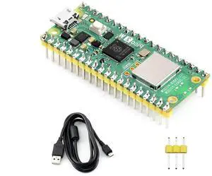 Pre-Soldered Raspberry Pi Pico 2 W Microcontroller Board with Header,Supports WiFi 4 Wireless and Bluetooth 5.2,Based On RP2350 Dual-Core Processor Pre-Soldered Raspberry Pi Pico 2 W Microcontroller Board with Header,Supports WiFi 4 Wireless and Bluetooth 5.2,Based On RP2350 Dual-Core Processor
