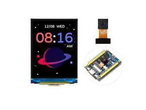 ESP32-S3 2inch Capacitive Touch Display Development Board 240×320 Pixels IPS Screen Embedded with ST7789T3 Driver and CST816D Chip,Come with OV5640 Camera,Supports WiFi & Bluetooth ESP32-S3 2inch Capacitive Touch Display Development Board 240×320 Pixels IPS Screen Embedded with ST7789T3 Driver and CST816D Chip,Come with OV5640 Camera,Supports WiFi & Bluetooth