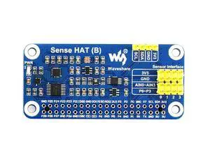 Sense HAT (B) for Raspberry Pi Onboard Multi Powerful Sensors Supports External Sensors Sense HAT (B) for Raspberry Pi Onboard Multi Powerful Sensors Supports External Sensors