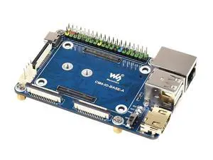 for Raspberry Pi Compute Module 4 IO Board,Mini Base Board (A) Lite Version with Standard CM4 Socket and Color-Coded Raspberry Pi 40PIN GPIO Header Onboard CSI/DSI/FAN/HDMI/USB/RJ45 Connectors for Raspberry Pi Compute Module 4 IO Board,Mini Base Board (A) Lite Version with Standard CM4 Socket and Color-Coded Raspberry Pi 40PIN GPIO Header Onboard CSI/DSI/FAN/HDMI/USB/RJ45 Connectors