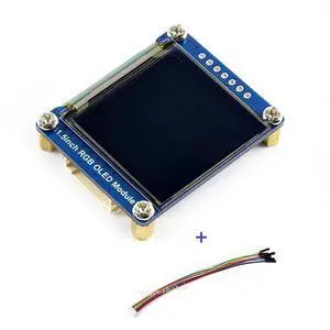 1.5inch RGB OLED Display Module, 128x128 Pixels Displaying 65K Colors, Support Raspberry Pi Arduino STM32, SPI Interface 1.5inch RGB OLED Display Module, 128x128 Pixels Displaying 65K Colors, Support Raspberry Pi Arduino STM32, SPI Interface