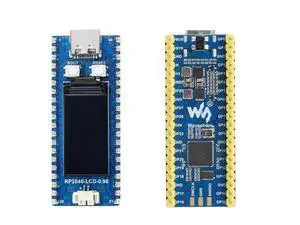 RP2040-LCD-0.96-M Mini Board High-Performance Pico-Like MCU Board with Pre-Soldered Header Based on Raspberry Pi Microcontroller RP2040,Onboard 0.96 inch LCD,USB-C Connector,Low-Cost RP2040-LCD-0.96-M Mini Board High-Performance Pico-Like MCU Board with Pre-Soldered Header Based on Raspberry Pi Microcontroller RP2040,Onboard 0.96 inch LCD,USB-C Connector,Low-Cost