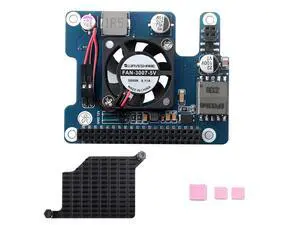 PoE HAT (F) for Raspberry Pi 5,Power Over Ethernet HAT (F) Expansion Board for Raspberry Pi 5,802.3af/at Network Standard,High Power, Onboard Cooling Fan, with Metal Heatsink PoE HAT (F) for Raspberry Pi 5,Power Over Ethernet HAT (F) Expansion Board for Raspberry Pi 5,802.3af/at Network Standard,High Power, Onboard Cooling Fan, with Metal Heatsink