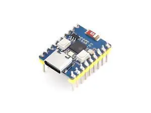 ESP32-C3 Mini Development Board with Pre-Soldered Header with 2.4GHz Wi-Fi,Bluetooth 5 Support,Based on ESP32-C3FN4 Single-core Processor,160MHz Running Frequency, USB Type-C Port ESP32-C3 Mini Development Board with Pre-Soldered Header with 2.4GHz Wi-Fi,Bluetooth 5 Support,Based on ESP32-C3FN4 Single-core Processor,160MHz Running Frequency, USB Type-C Port