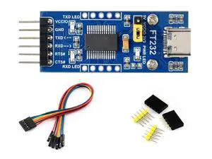 FT232 USB to UART TTL Serial Converter Adapter Module 3.3V 5V USB UART Board (Type C) FT232RL USB to TTL Adapter Compatible with Mac OS, Linux, Android, Wince, Windows 7/8/8.1/10/11 FT232 USB to UART TTL Serial Converter Adapter Module 3.3V 5V USB UART Board (Type C) FT232RL USB to TTL Adapter Compatible with Mac OS, Linux, Android, Wince, Windows 7/8/8.1/10/11