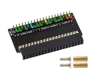 40 PIN GPIO Header Adapter Color-Coded Header Expansion Board for Raspberry Pi 400,Easy Expansion 40 PIN GPIO Header Adapter Color-Coded Header Expansion Board for Raspberry Pi 400,Easy Expansion