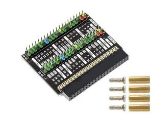 2X 40 PIN GPIO Header Adapter Color-Coded Header Expansion Board for Raspberry Pi 400,Easy Expansion 2X 40 PIN GPIO Header Adapter Color-Coded Header Expansion Board for Raspberry Pi 400,Easy Expansion