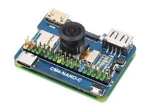 Nano Base Board (C) for Raspberry Pi Compute Module 4 Lite/eMMC,Same Size As The CM4,Onboard 8MP Camera,with Raspberry Pi 40PIN GPIO Interface,USB 2.0 Type A,MIPI DSI Port Nano Base Board (C) for Raspberry Pi Compute Module 4 Lite/eMMC,Same Size As The CM4,Onboard 8MP Camera,with Raspberry Pi 40PIN GPIO Interface,USB 2.0 Type A,MIPI DSI Port