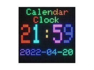 64×64 Pixels RGB Full-Color LED Matrix Panel Display 3mm Pitch LED Module Compatible with Arduino,4096 Individual RGB LEDs,Adjustable Brightness 64×64 Pixels RGB Full-Color LED Matrix Panel Display 3mm Pitch LED Module Compatible with Arduino,4096 Individual RGB LEDs,Adjustable Brightness