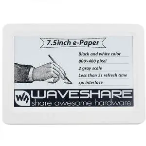7.5inch Passive NFC-Powered e-Paper Display V2 Black/White e-Ink Screen, Wireless Powering and Data Transfer No Battery Required, Refresh by Smartphone with NFC Function or NFC Reader 7.5inch Passive NFC-Powered e-Paper Display V2 Black/White e-Ink Screen, Wireless Powering and Data Transfer No Battery Required, Refresh by Smartphone with NFC Function or NFC Reader