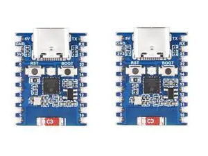 2Pack ESP32-H2 Mini Development Board Based on ESP32-H2FH4S chip,RISC-V 32-bit Single-core Processor,Supports BLE/Zigbee/Thread Wireless Communication,4MB Flash 2Pack ESP32-H2 Mini Development Board Based on ESP32-H2FH4S chip,RISC-V 32-bit Single-core Processor,Supports BLE/Zigbee/Thread Wireless Communication,4MB Flash
