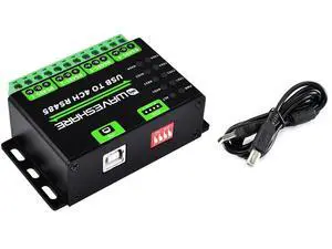 Industrial USB to 4Ch RS485 Converter Module,Universal Serial Communication,1200~460800bps Reliable Speed,Transmission Distance Up to 1.2km,Supports Win7/8/8.1/10/11, Mac, Linux, Android Industrial USB to 4Ch RS485 Converter Module,Universal Serial Communication,1200~460800bps Reliable Speed,Transmission Distance Up to 1.2km,Supports Win7/8/8.1/10/11, Mac, Linux, Android