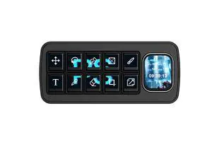 MK10 Multi-Functional AI Voice Control Panel10 × 0.85inch Mechanical LCD Keys with a 2.01inch Secondary Screen,Supports Speech Recognition and AI Speech Interaction (Black) MK10 Multi-Functional AI Voice Control Panel10 × 0.85inch Mechanical LCD Keys with a 2.01inch Secondary Screen,Supports Speech Recognition and AI Speech Interaction (Black)