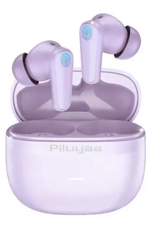 Wireless Earbuds Bluetooth 5.4 Headphones in Ear Buds, True ANC+ENC Noise Cancelling Earbuds, HiFi Stereo Deep Bass Earphones for Sports/Workout-Purple Wireless Earbuds Bluetooth 5.4 Headphones in Ear Buds, True ANC+ENC Noise Cancelling Earbuds, HiFi Stereo Deep Bass Earphones for Sports/Workout-Purple