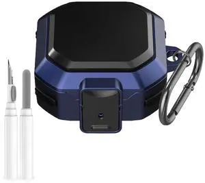 for Galaxy Buds 4 Pro (2026) / Buds 4 Case Cover | Shockproof Protective Hard Cover Shell with Keychain &Cleaner kit for Men Women Blue for Galaxy Buds 4 Pro (2026) / Buds 4 Case Cover | Shockproof Protective Hard Cover Shell with Keychain &Cleaner kit for Men Women Blue