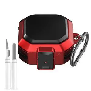 for Galaxy Buds 4 Pro (2026) / Buds 4 Case Cover, Shockproof Galaxy Buds 4/4 Pro Protective Hard Cover Shell with Keychain &Cleaner kitfor Men Women, RED for Galaxy Buds 4 Pro (2026) / Buds 4 Case Cover, Shockproof Galaxy Buds 4/4 Pro Protective Hard Cover Shell with Keychain &Cleaner kitfor Men Women, RED