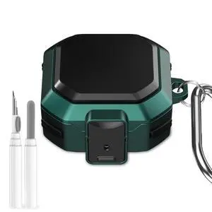 for Galaxy Buds 4 Pro (2026) / Buds 4 Case Cover | Shockproof Protective Hard Cover Shell with Keychain &Cleaner kit for Men Women Green for Galaxy Buds 4 Pro (2026) / Buds 4 Case Cover | Shockproof Protective Hard Cover Shell with Keychain &Cleaner kit for Men Women Green