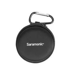 SR-CS1 | Zippered Clamshell Lavalier Protective Case with Carabiner for Lavalier Microphones, Clips, Windscreens and More SR-CS1 | Zippered Clamshell Lavalier Protective Case with Carabiner for Lavalier Microphones, Clips, Windscreens and More