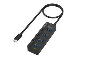 Onten USB C Hub,7 Ports USB Type-C HUB 3.2ft Cable 4*USB3.0 Ports,3*USB-C Ports forThunderbolt 3/4 MacBook Surface Pro and More Type-C Devices Onten USB C Hub,7 Ports USB Type-C HUB 3.2ft Cable 4*USB3.0 Ports,3*USB-C Ports forThunderbolt 3/4 MacBook Surface Pro and More Type-C Devices